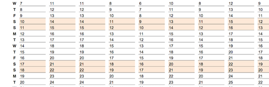 Help with printing Year Planners