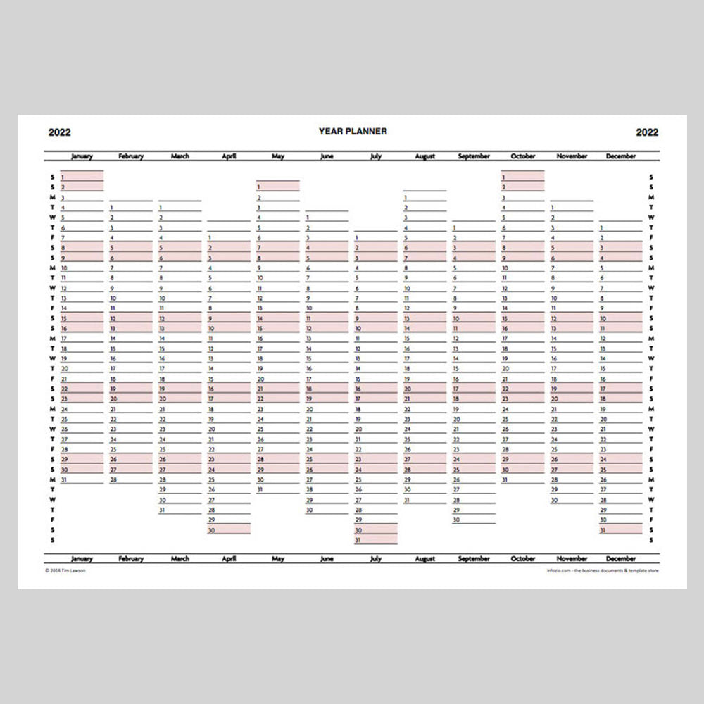 2022 Year Planner Calendar Download For A4 Or A3 Print Infozio 2022-year-planner-calendar-download-for-a4-or-a3-print-infozio
