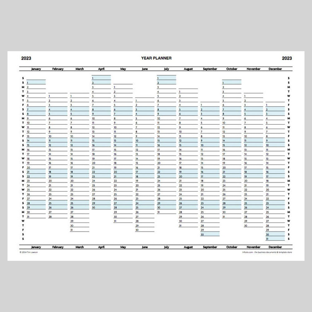 2023 Year Planner Calendar download for A4 or A3 print – Infozio 2023-year-planner-calendar-download-for-a4-or-a3-print-infozio