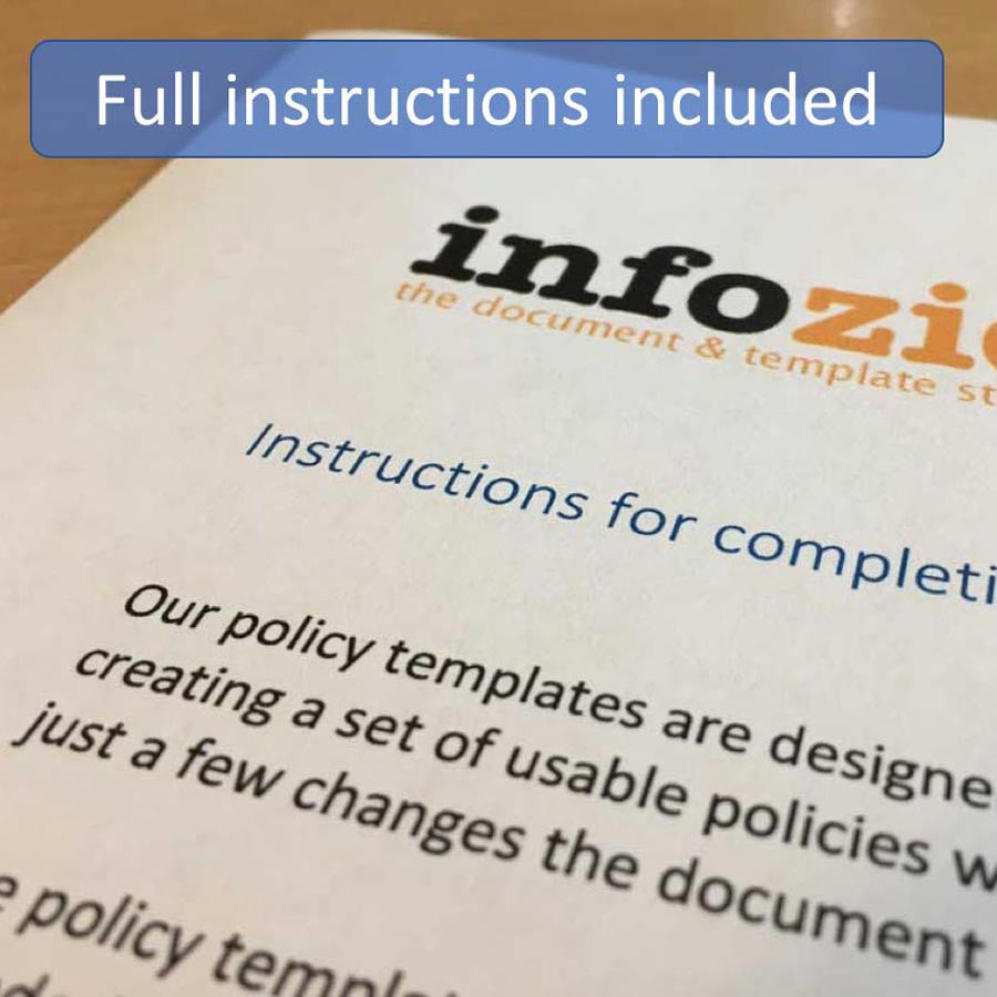 Computer Security & Usage Policy template