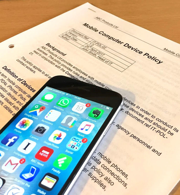 Mobile Computer Device Policy template