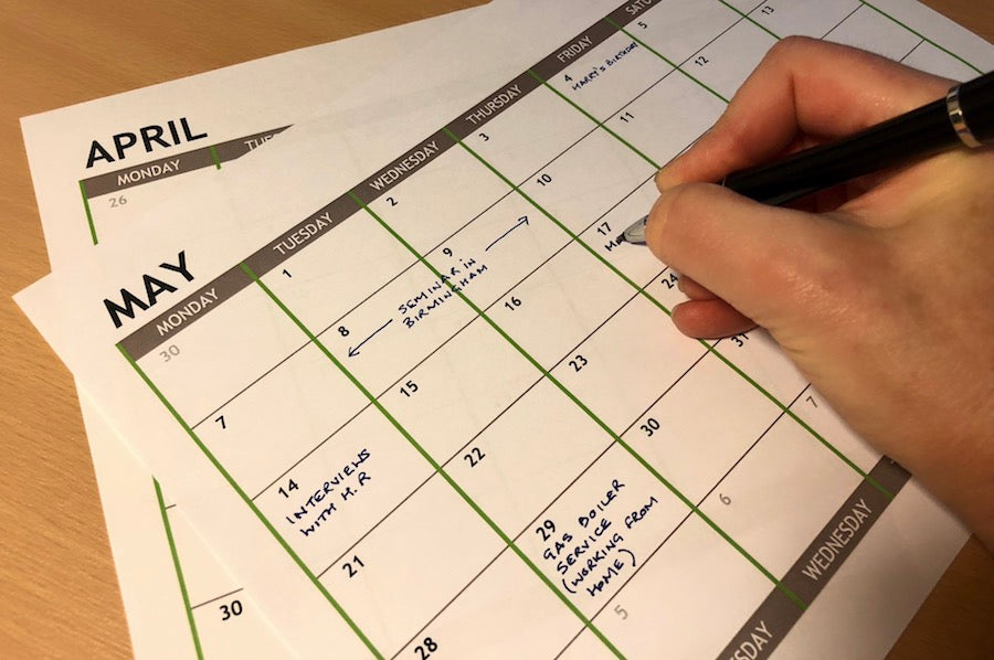 2019 Monthly Calendar Planner Download A4 or A3 (12 pages)