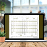 2020 Year Planner Calendar Download (A4 or A3 printable)