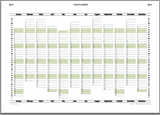 2011 Year Planner Calendar Download