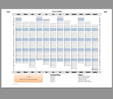 2022 Year Planner Excel Template