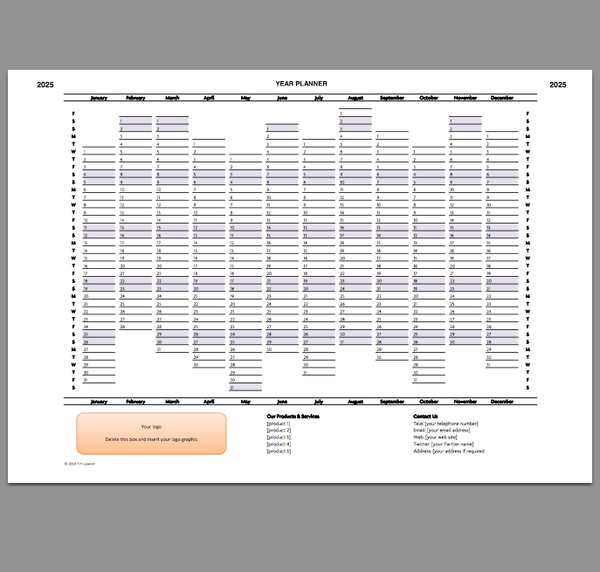 Yearly Calendar Excel Template yearly-calendar-excel-template